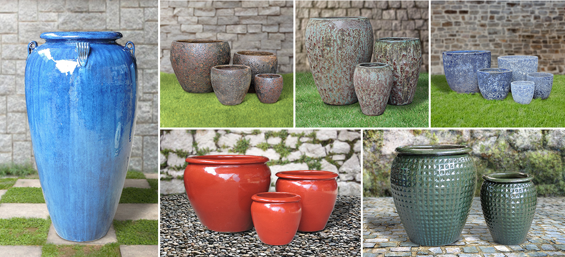 Glazed Ceramic Planter